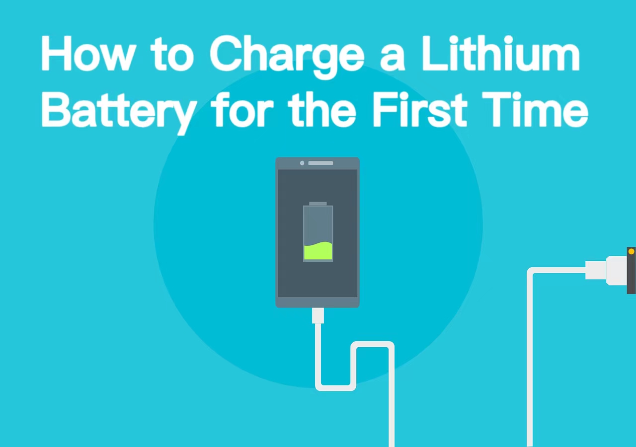 How to charge a lithium battery for the first time
